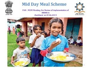 Mid Day Meal Scheme PAB MDM Meeting for