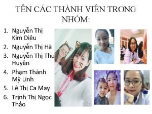 TN CC THNH VIN TRONG NHM 1 Nguyn