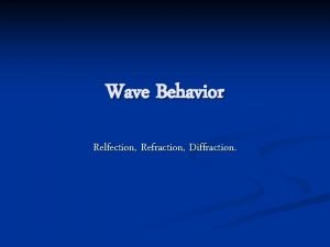 Reflection wave behavior
