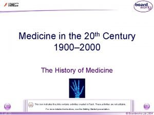th 20 Medicine in the Century 1900 2000