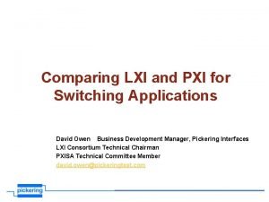 Pxi optical switch