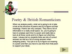 Romanticism poetry characteristics
