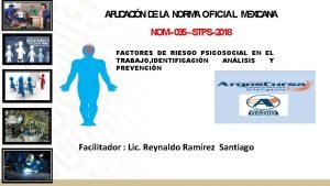 APLICACIN DE LA NORMA OFICIAL MEXICANA NOM 035STPS2018