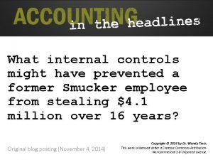 What internal controls might have prevented a former