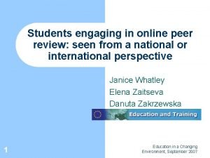 Students engaging in online peer review seen from