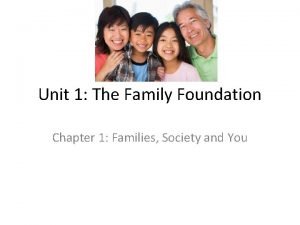 Unit 1 family