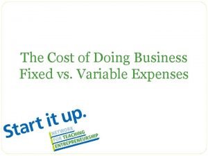 The Cost of Doing Business Fixed vs Variable