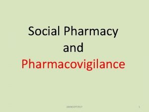 Aims of pharmacovigilance