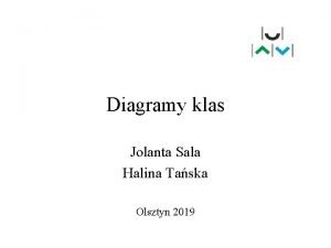 Diagramy klas Jolanta Sala Halina Taska Olsztyn 2019