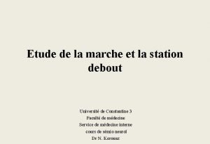 Station debout