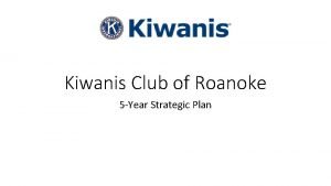 Kiwanis club of roanoke