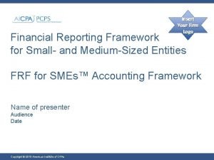 Sample notes to financial statements for small entities