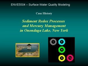 ENVE 5504 Surface Water Quality Modeling Case History