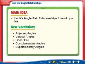 Complementary angles definition