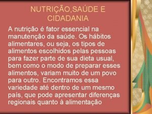 O q é cidadania