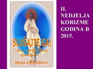 Hodit ću pred gospodinom u zemlji živih