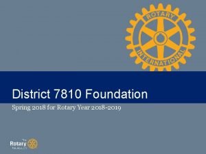 Rotary district 7810