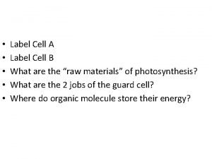 Label cell