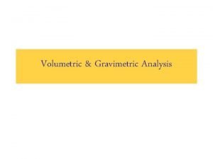 Gravimetric analysis problems