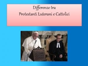 I due sacramenti protestanti