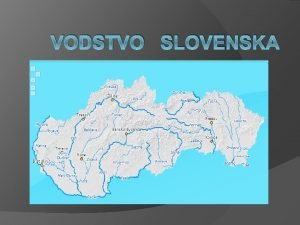 Vodstvo slovenska