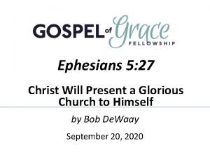 Ephesians 5 27