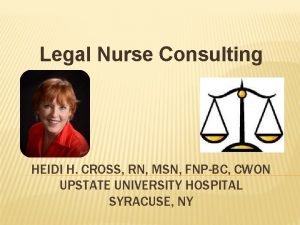 Sample legal nurse consultant contract