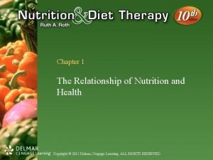 Nutrients and their functions