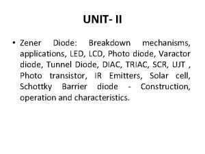 A zener diode when biased correctly