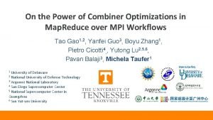 On the Power of Combiner Optimizations in Map