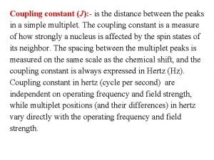 Geminal coupling