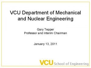 Vcu mechanical engineering