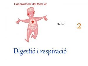 Coneixement del Medi 4 t Unitat Digesti i