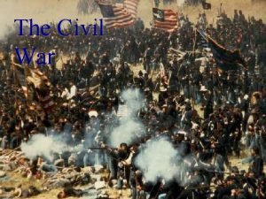 The Civil War Vocabulary Secession The act of