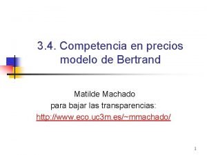 Competencia bertrand