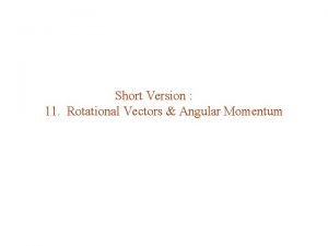 Angular momentum right hand rule