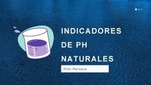 Indicadores de ph naturales