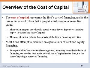 Cost of common stock