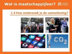 Vier kenmerken van een maatschappelijk probleem