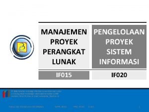 Contoh project charter sederhana