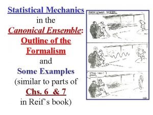 Canonical ensemble