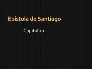 Santiago capitulo 1