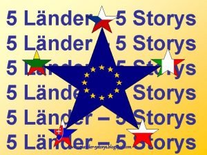 5 Lnder 5 Storys 5 Lnder 5 Storys