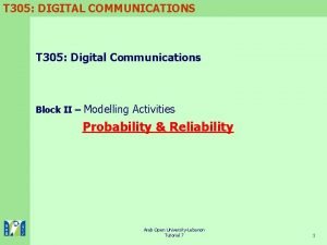 T 305 DIGITAL COMMUNICATIONS T 305 Digital Communications T 305 DIGITAL COMMUNICATIONS T 305 Digital Communications