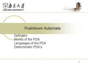 Cfg to pda conversion example