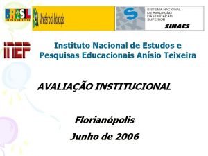 Instituto Nacional de Estudos e Pesquisas Educacionais Ansio