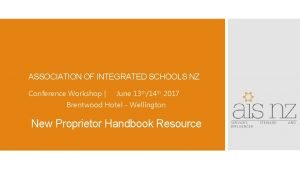 Association of integrated schools nz