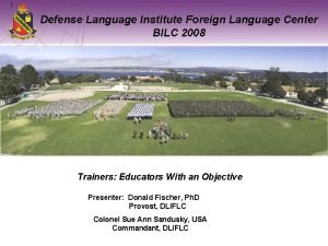 Defense language institute