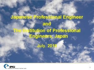 Professional engineer japan Professional engineer japan