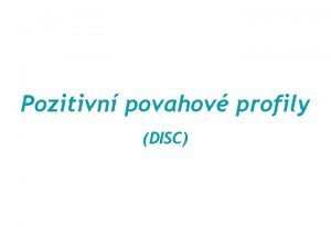 Disc profil
